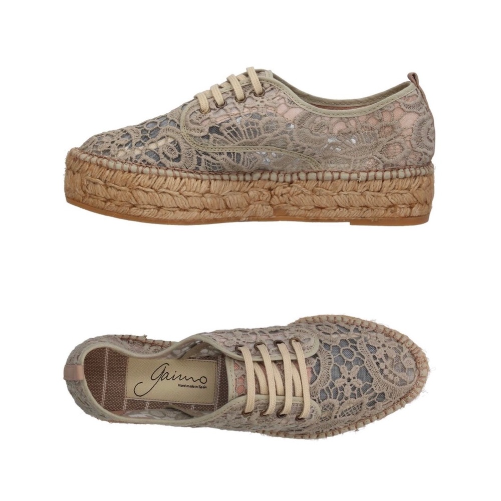 GAIMO - Viviana grey lace sneakers. NWB